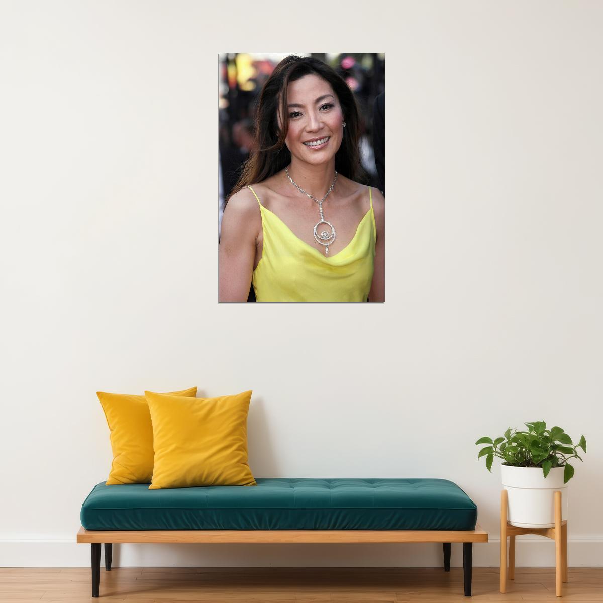 Michelle Yeoh Celebrity Cinema Actress Idol Poster Wall Art Print Home Wall Decor - xonomax