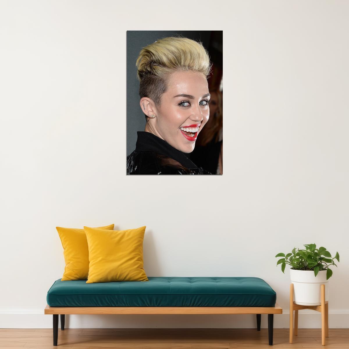 Miley Cyrus Celebrity Singer Actor Idol Poster Wall Art Print Home Wall Decor - xonomax