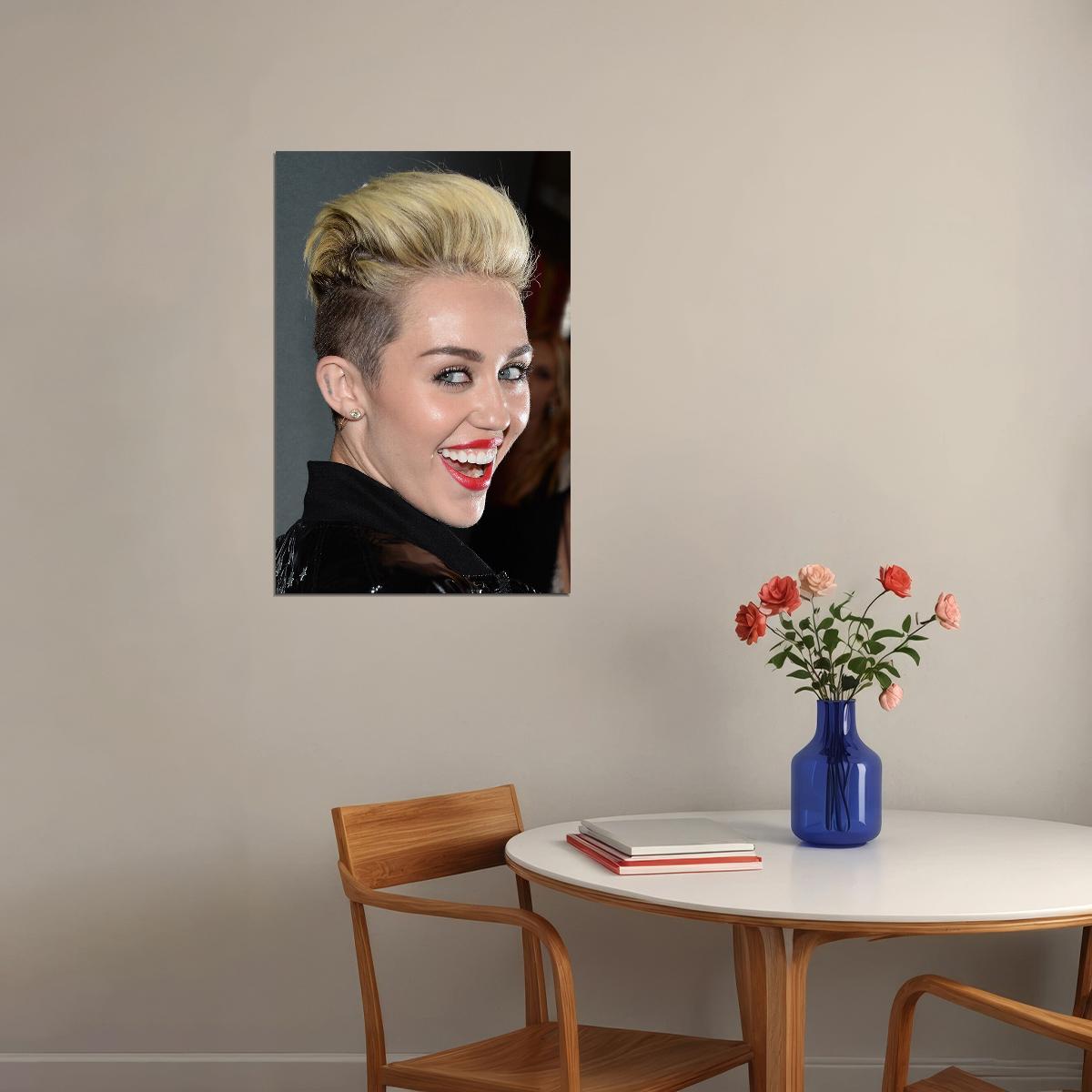 Miley Cyrus Celebrity Singer Actor Idol Poster Wall Art Print Home Wall Decor - xonomax