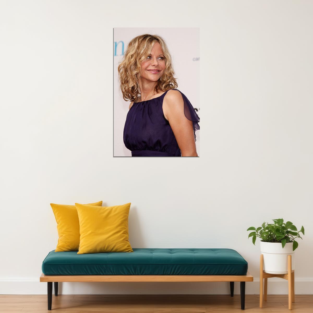 Meg Ryan Celebrity Movie Actress Artist Idol Poster Wall Art Print Home Wall Decor - xonomax