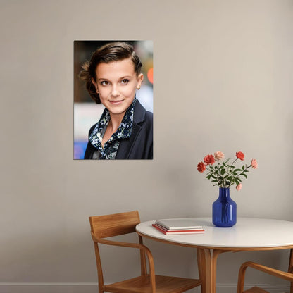 Millie Bobby Brown Celebrity Tv Series Actress Star Poster Wall Art Print Home Wall Decor - xonomax
