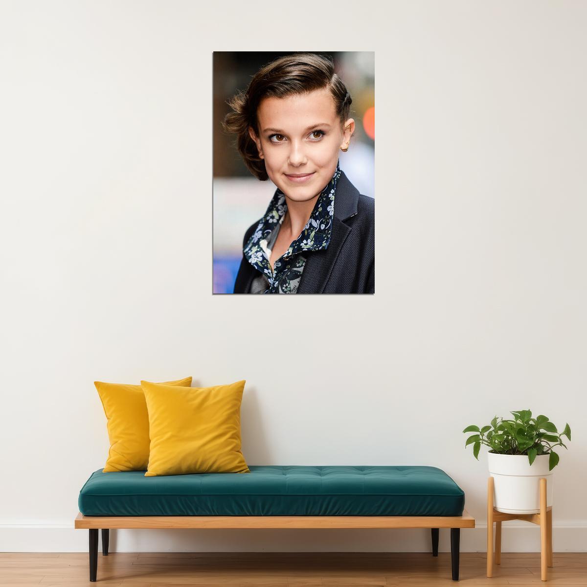 Millie Bobby Brown Celebrity Tv Series Actress Star Poster Wall Art Print Home Wall Decor - xonomax