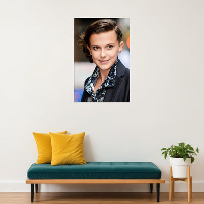 Millie Bobby Brown Celebrity Tv Series Actress Star Poster Wall Art Print Home Wall Decor - xonomax