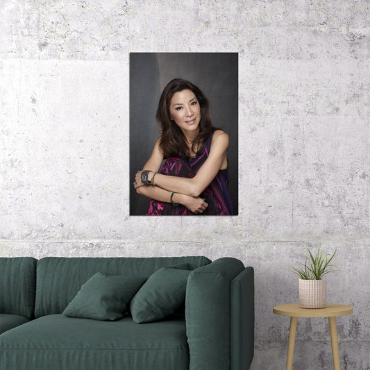 Michelle Yeoh Celebrity Cinema Actress Star Poster Wall Art Print Home Wall Decor - xonomax