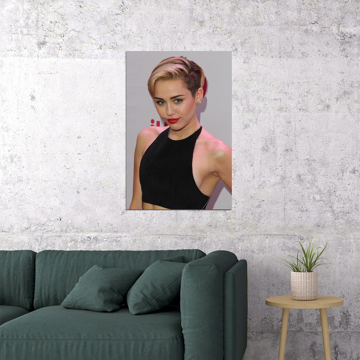 Miley Cyrus Celebrity Singer Actress Idol Poster Wall Art Print Home Wall Decor - xonomax