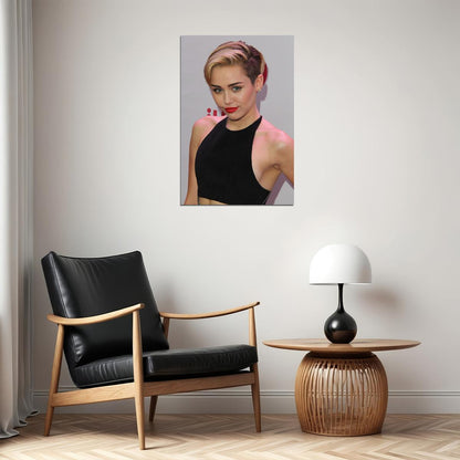 Miley Cyrus Celebrity Singer Actress Idol Poster Wall Art Print Home Wall Decor - xonomax