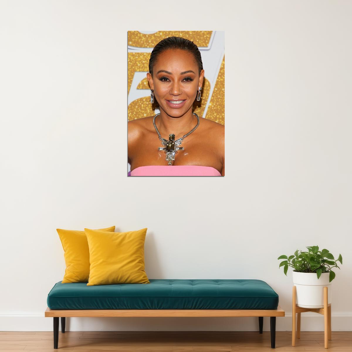 Mel B Celebrity Musician Singer Artist Idol Poster Wall Art Print Home Wall Decor - xonomax