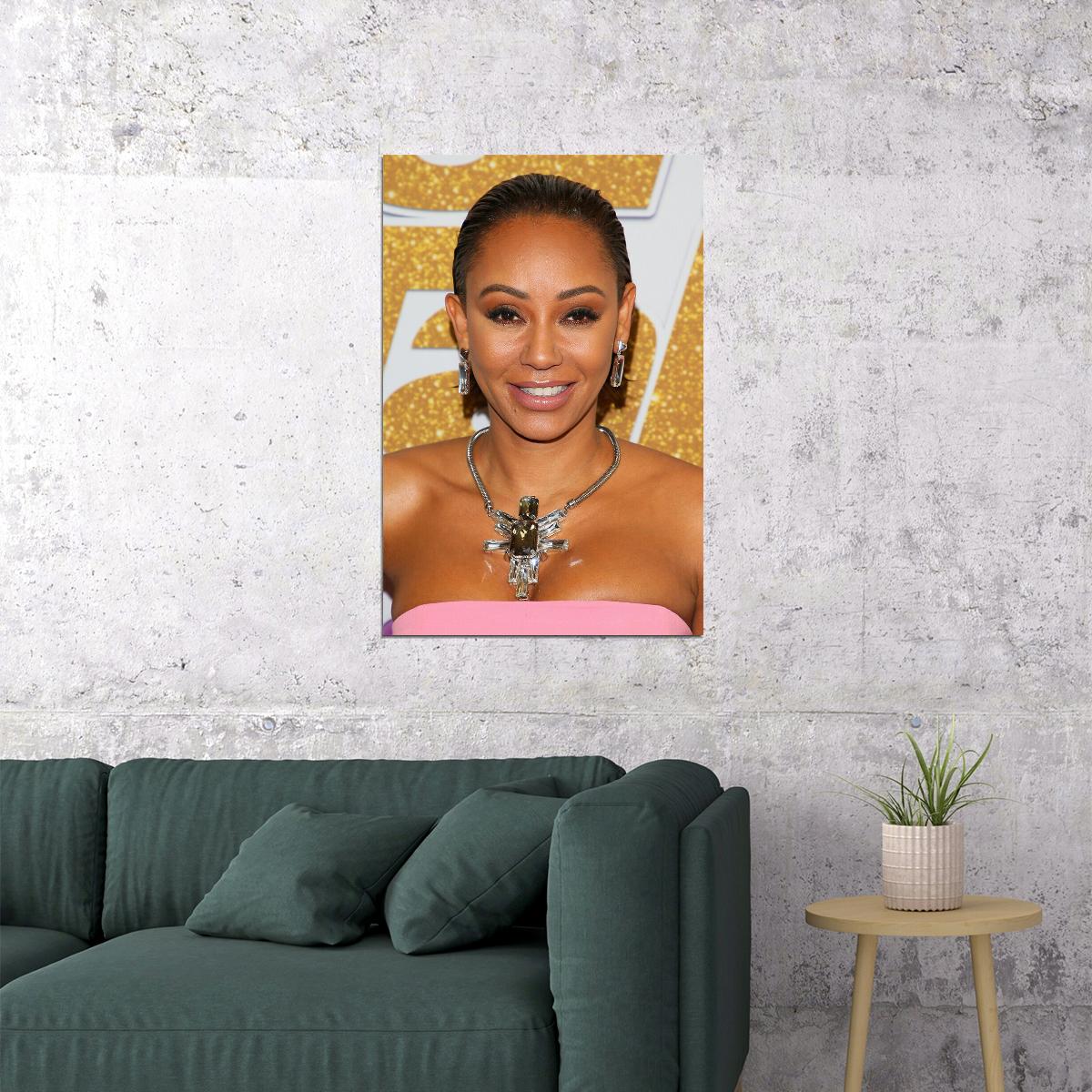 Mel B Celebrity Musician Singer Artist Idol Poster Wall Art Print Home Wall Decor - xonomax