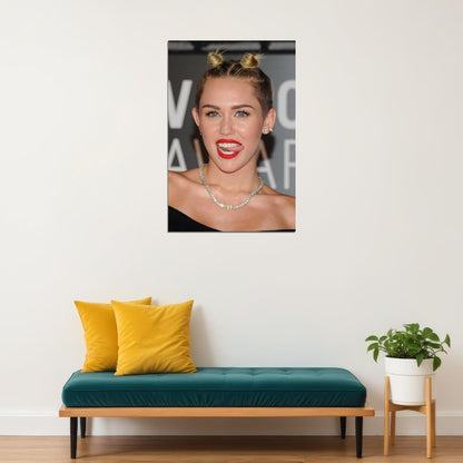 Miley Cyrus Celebrity Singer Actress Star Poster Wall Art Print Home Wall Decor - xonomax