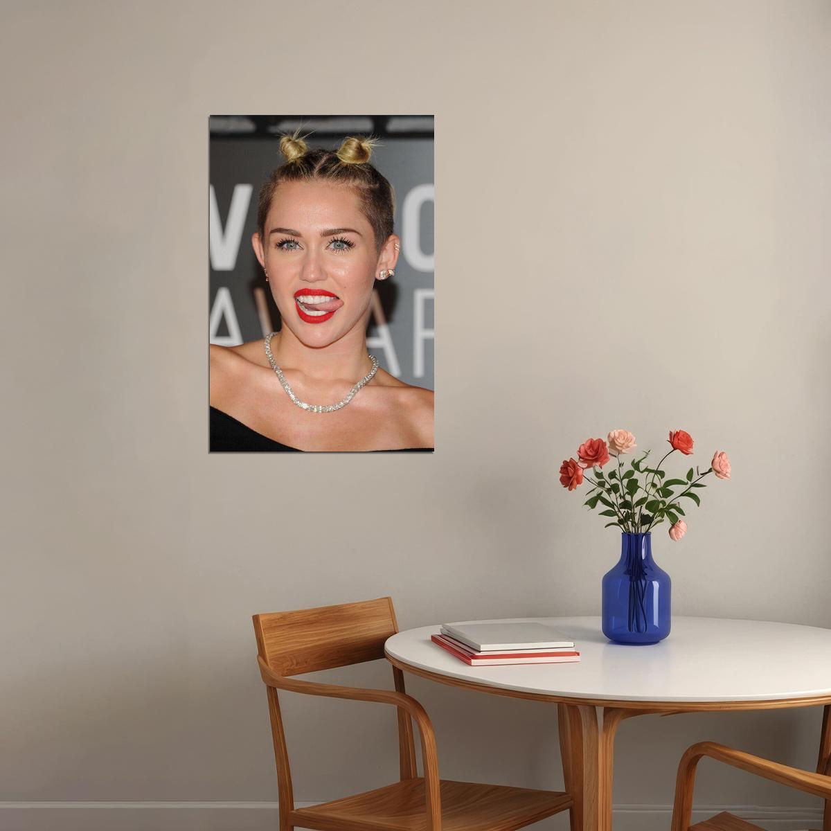 Miley Cyrus Celebrity Singer Actress Star Poster Wall Art Print Home Wall Decor - xonomax