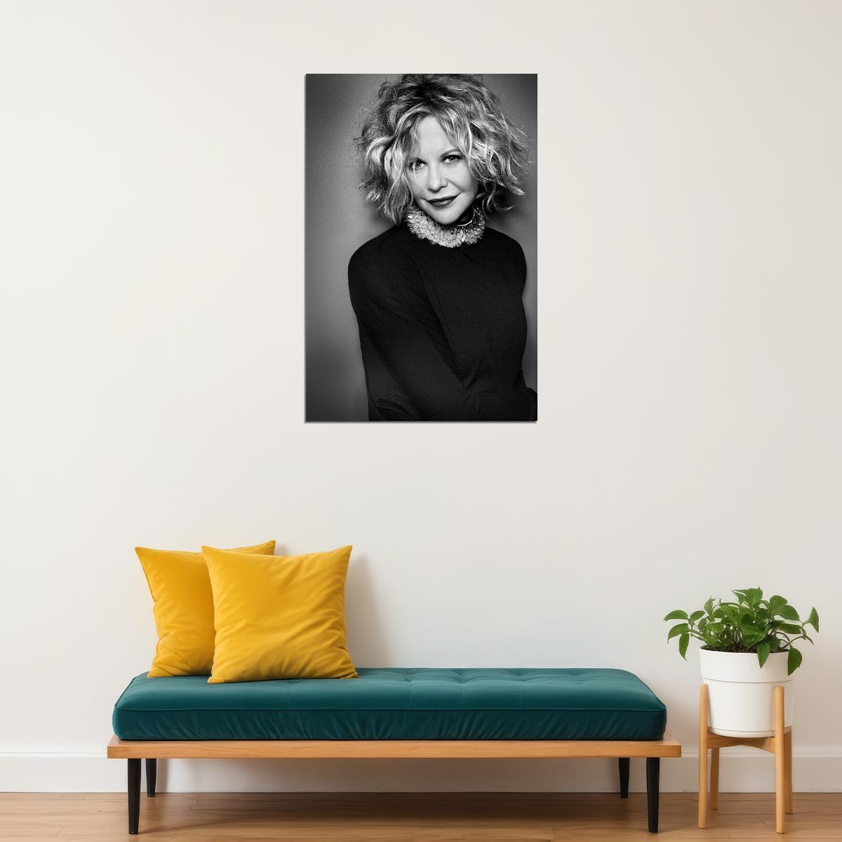 Meg Ryan Celebrity Tv Series Actor Artist Idol Poster Wall Art Print Home Wall Decor - xonomax