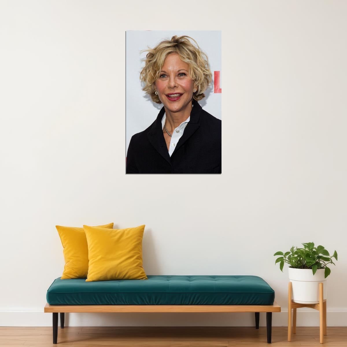 Meg Ryan Celebrity Tv Series Actress Artist Idol Poster Wall Art Print Home Wall Decor - xonomax