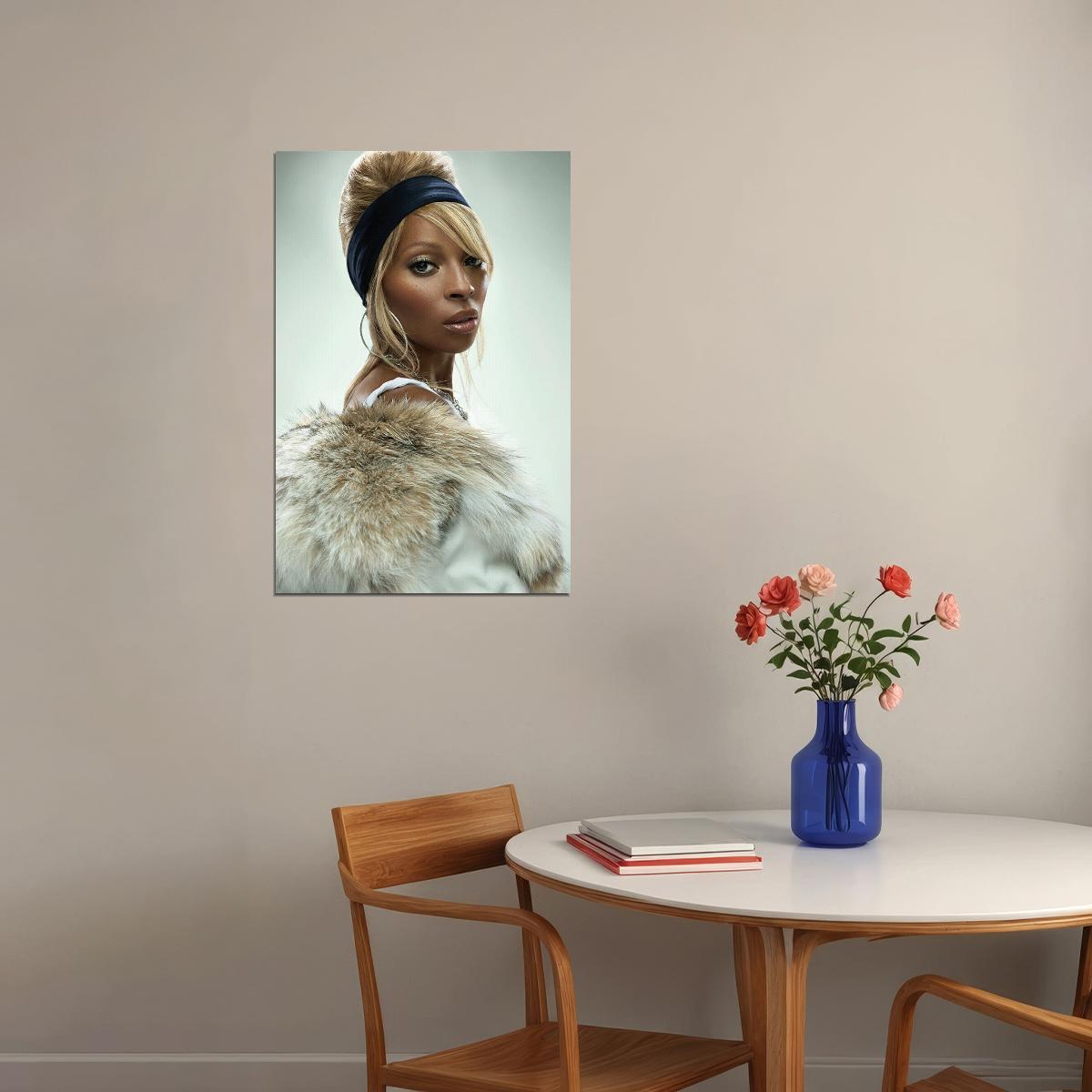 Mary Jane Blige Singer Cinema Actress Star Poster Wall Art Print Home Wall Decor - xonomax