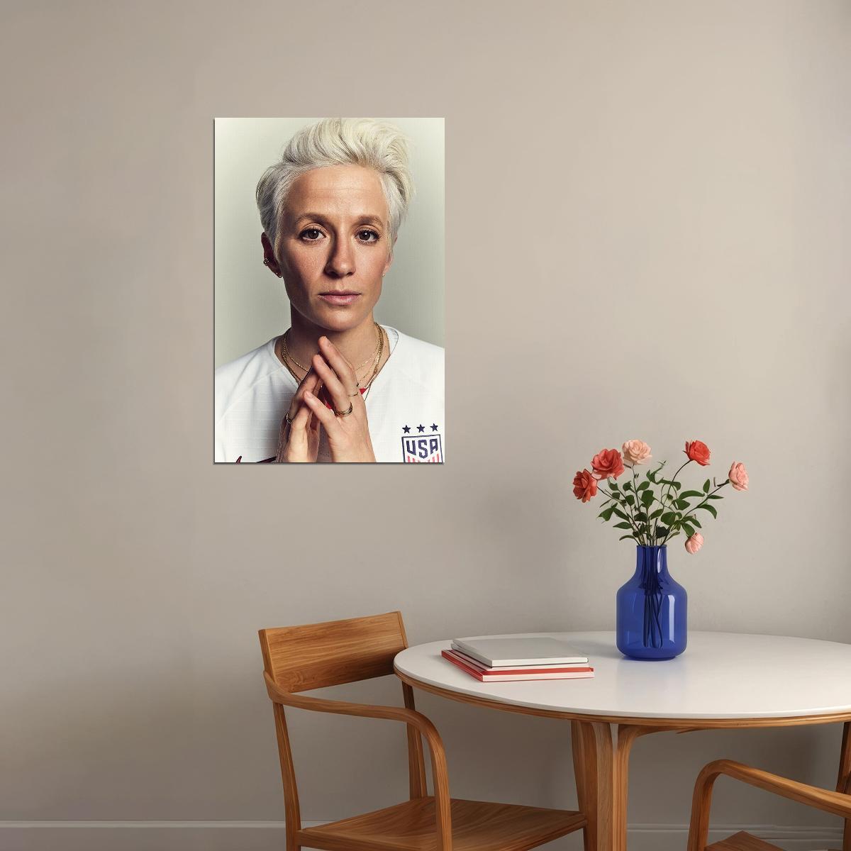 Megan Rapinoe Celebrity American Football Player Poster Wall Art Print Home Wall Decor - xonomax