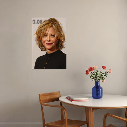 Meg Ryan Celebrity Movie Actress Artist Idol Poster Wall Art Print Home Wall Decor - xonomax