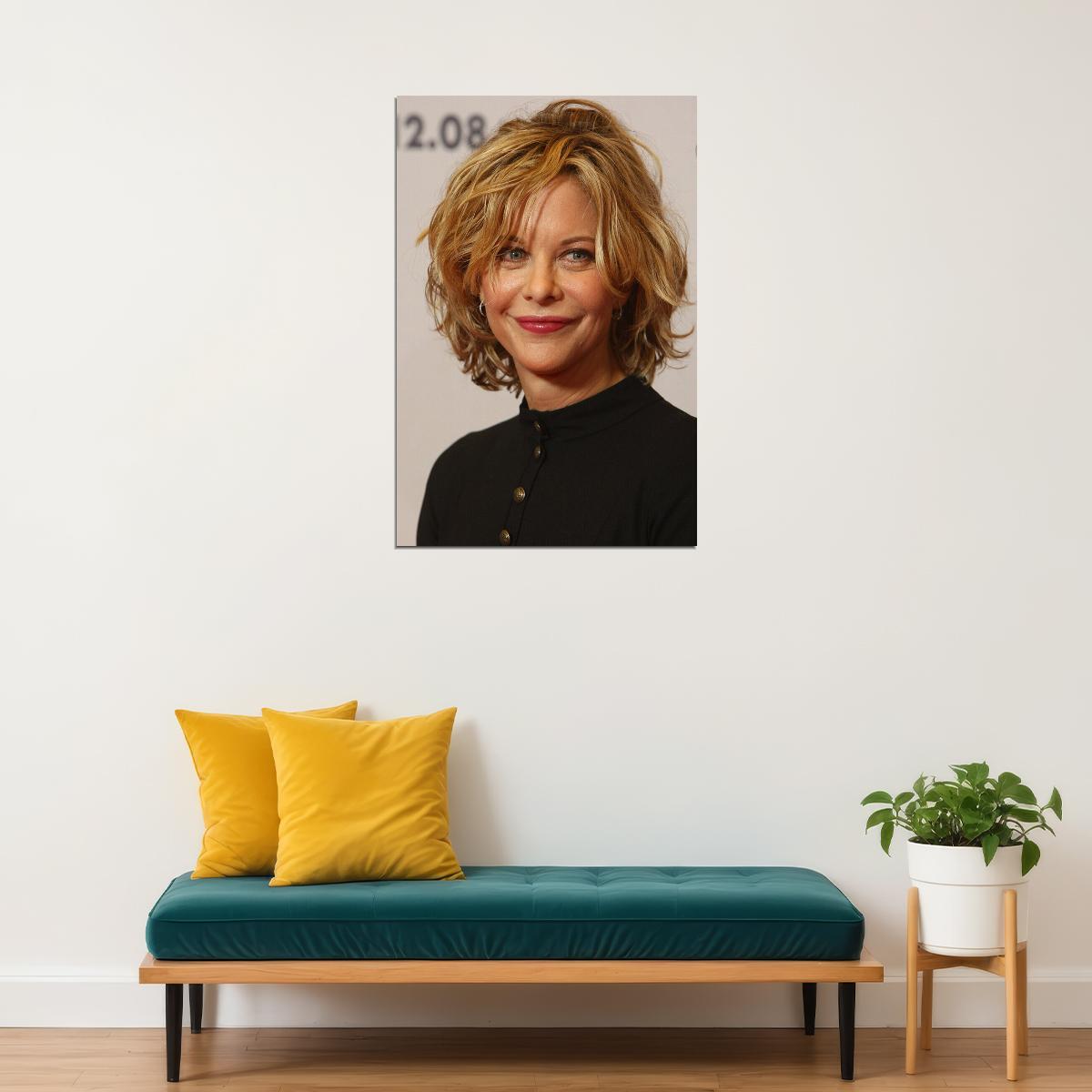 Meg Ryan Celebrity Movie Actress Artist Idol Poster Wall Art Print Home Wall Decor - xonomax