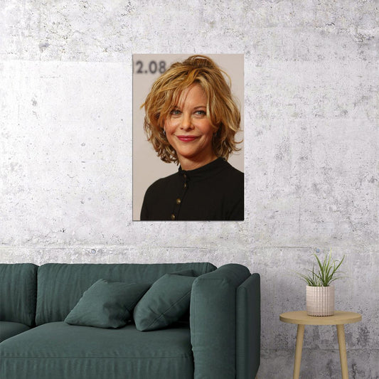 Meg Ryan Celebrity Movie Actress Artist Idol Poster Wall Art Print Home Wall Decor - xonomax