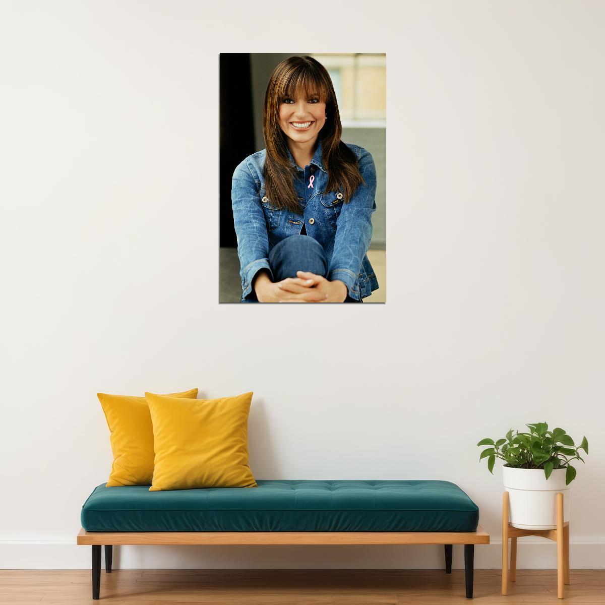 Mariska Hargitay Celebrity Tv Series Actor Star Poster Wall Art Print Home Wall Decor - xonomax