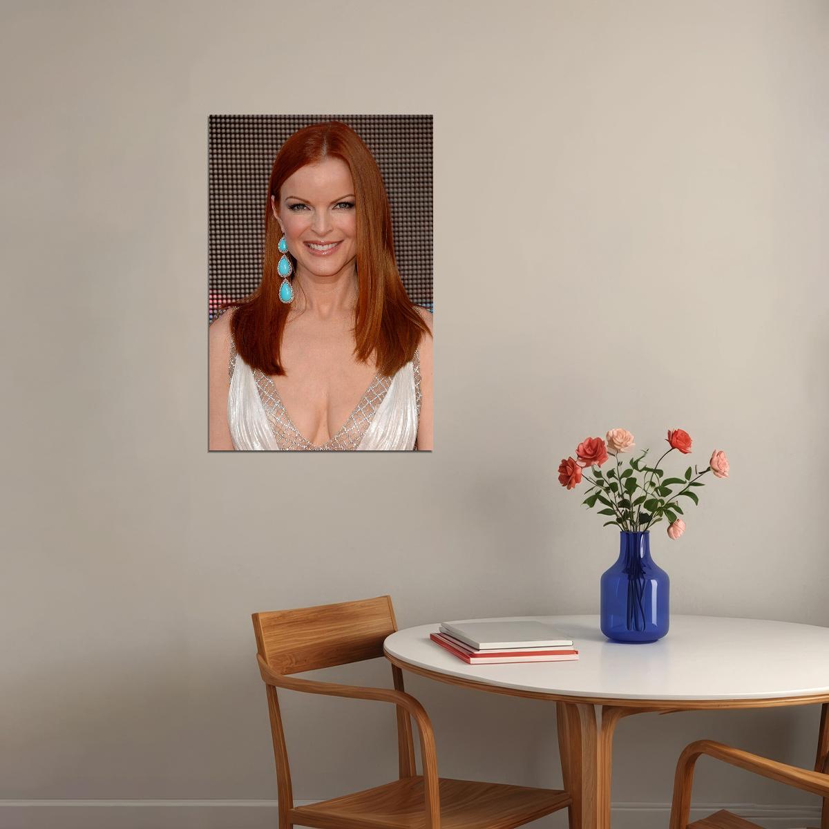Marcia Cross Celebrity Tv Series Actress Sexy Star Poster Wall Art Print Home Wall Decor