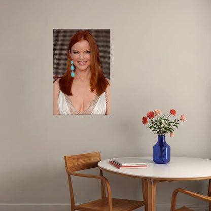 Marcia Cross Celebrity Tv Series Actress Sexy Star Poster Wall Art Print Home Wall Decor