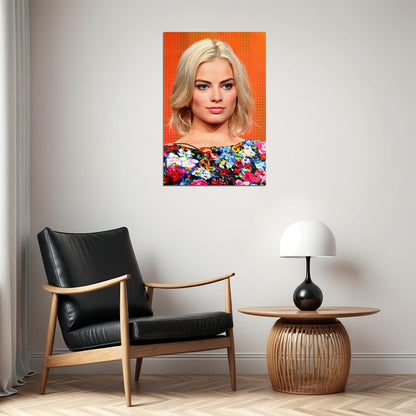 Margot Robbie Sexy Cinema Actress Artist Star Poster Wall Art Print Home Wall Decor - xonomax