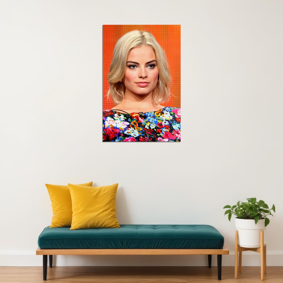 Margot Robbie Sexy Cinema Actress Artist Star Poster Wall Art Print Home Wall Decor - xonomax