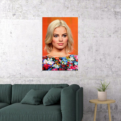 Margot Robbie Sexy Cinema Actress Artist Star Poster Wall Art Print Home Wall Decor - xonomax