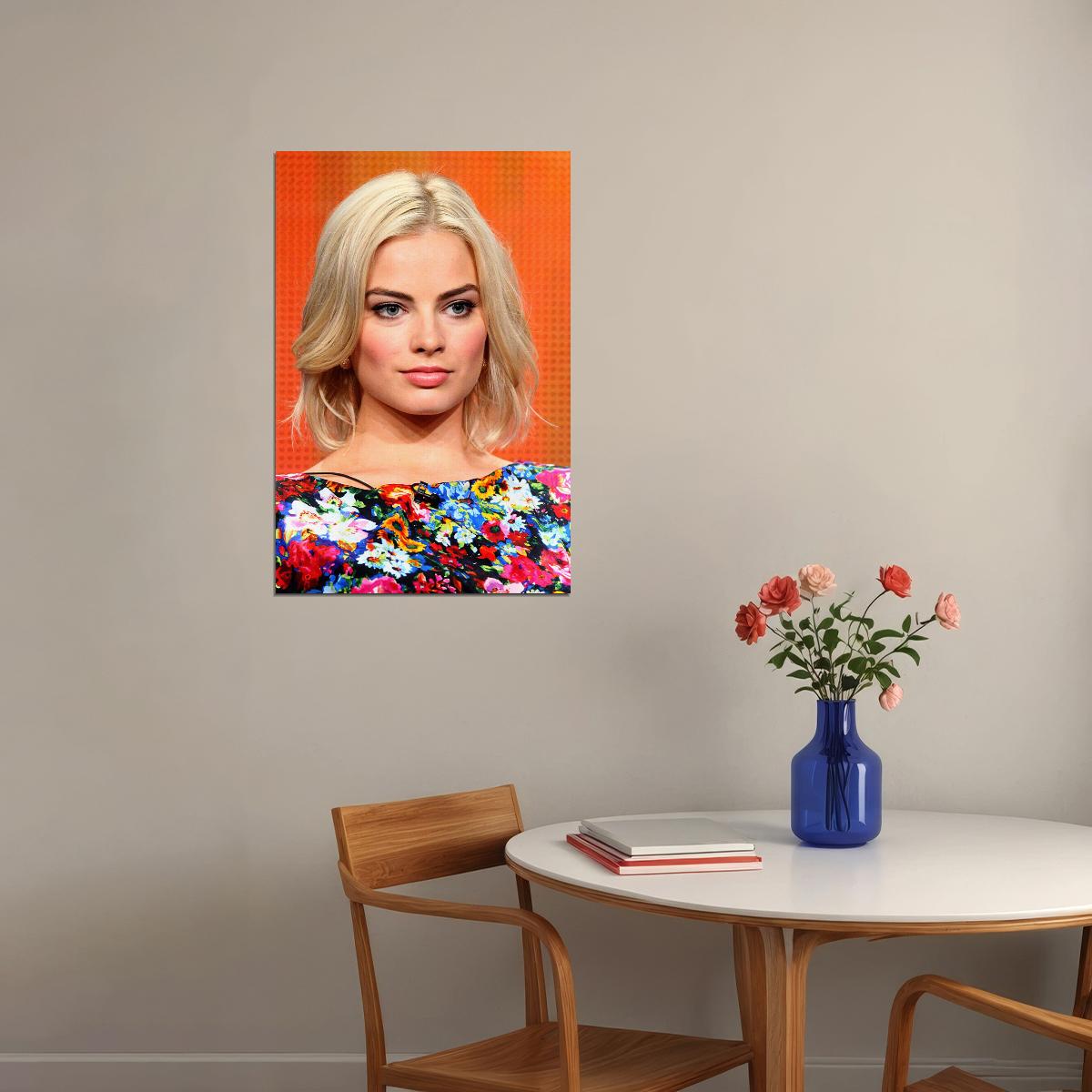 Margot Robbie Sexy Cinema Actress Artist Star Poster Wall Art Print Home Wall Decor - xonomax