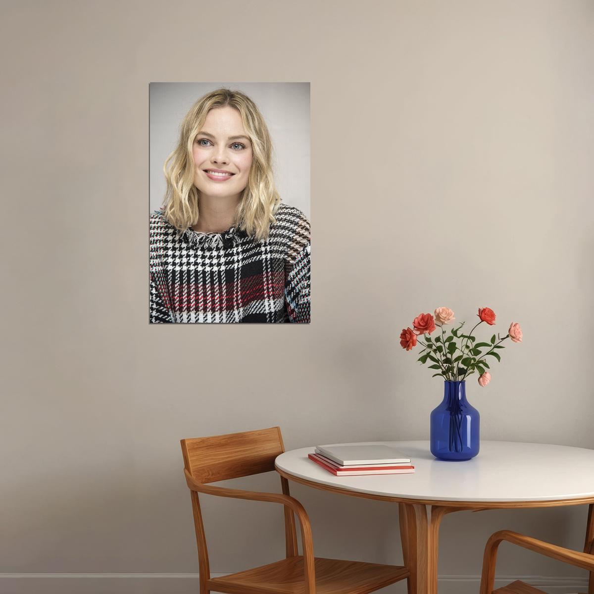 Margot Robbie Movie Actor Producer Idol Poster Wall Art Print Home Wall Decor - xonomax