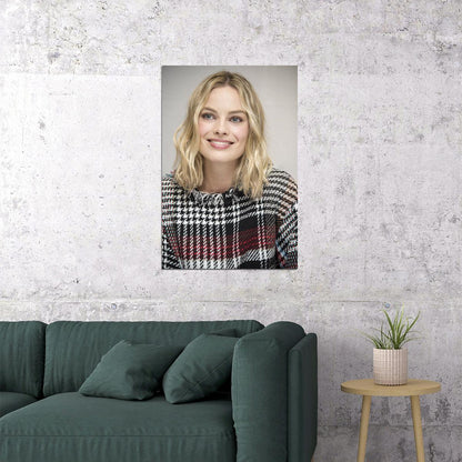Margot Robbie Movie Actor Producer Idol Poster Wall Art Print Home Wall Decor - xonomax
