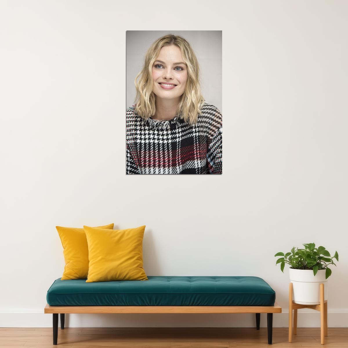 Margot Robbie Movie Actor Producer Idol Poster Wall Art Print Home Wall Decor - xonomax