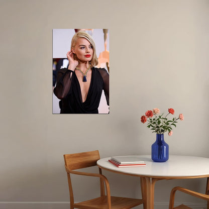 Margot Robbie Cinema Actor Producer Idol Poster Wall Art Print Home Wall Decor - xonomax