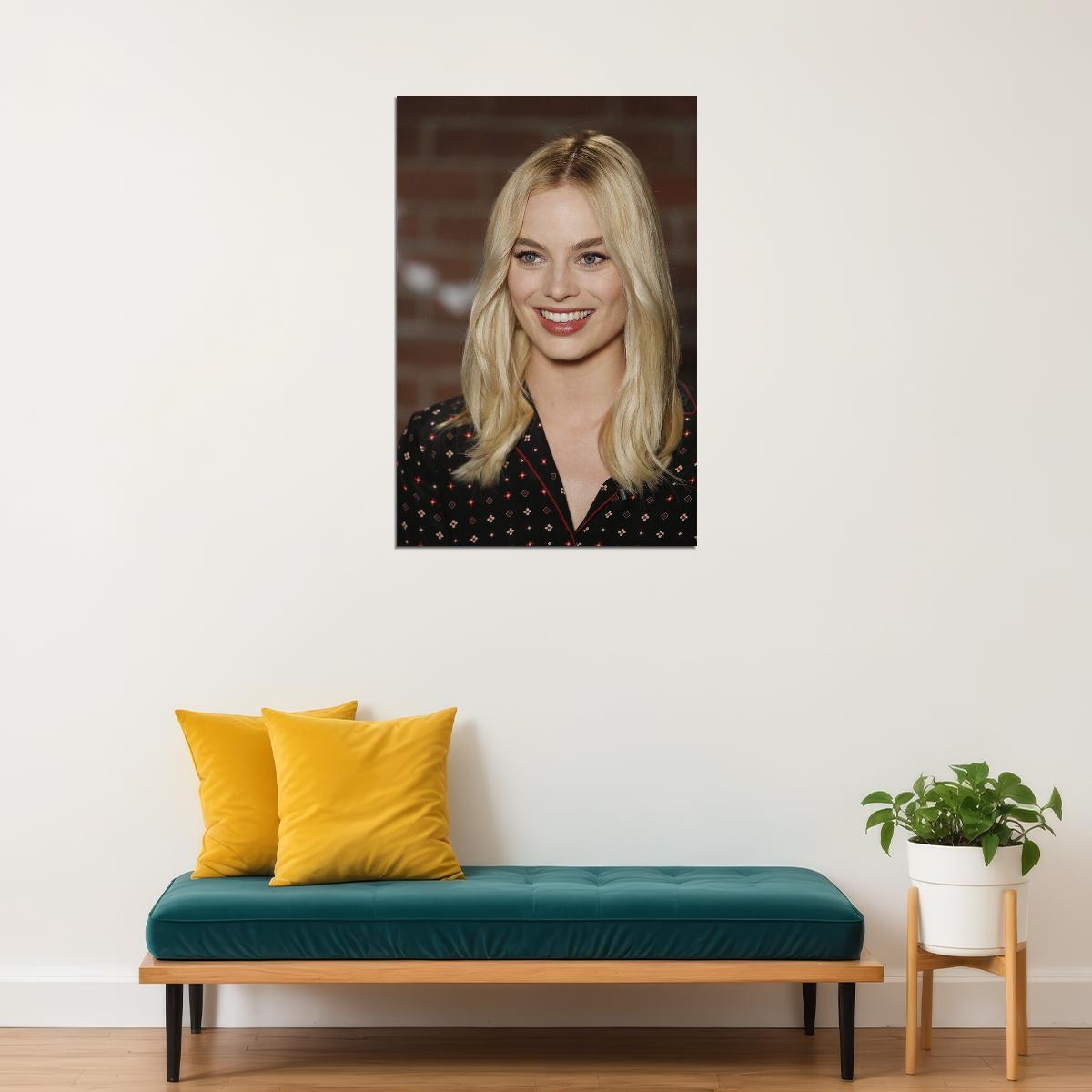 Margot Robbie Cinema Actor Producer Star Poster Wall Art Print Home Wall Decor - xonomax