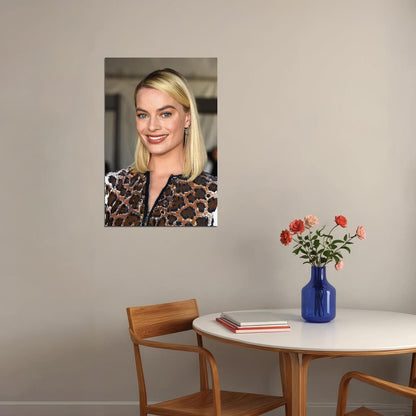 Margot Robbie Celebrity Tv Series Actress Idol Poster Wall Art Print Home Wall Decor - xonomax