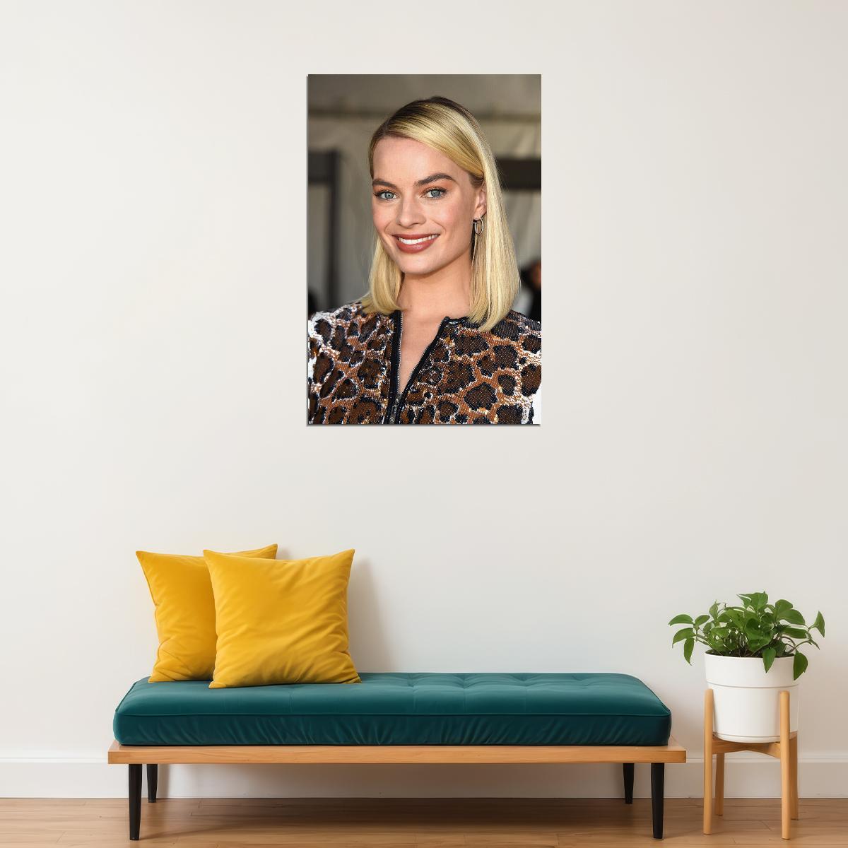 Margot Robbie Celebrity Tv Series Actress Idol Poster Wall Art Print Home Wall Decor - xonomax