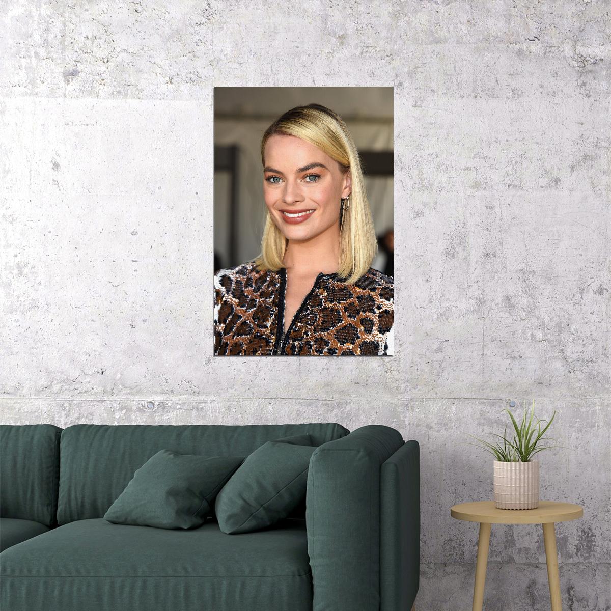 Margot Robbie Celebrity Tv Series Actress Idol Poster Wall Art Print Home Wall Decor - xonomax