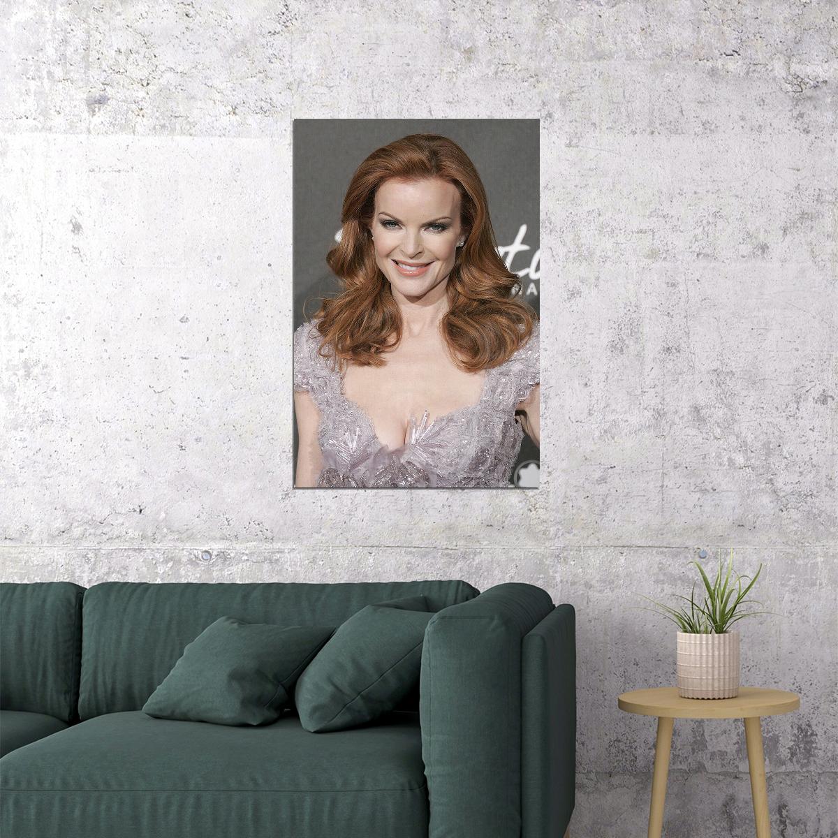Marcia Cross Celebrity Tv Series Actress Star Poster Wall Art Print Home Wall Decor - xonomax