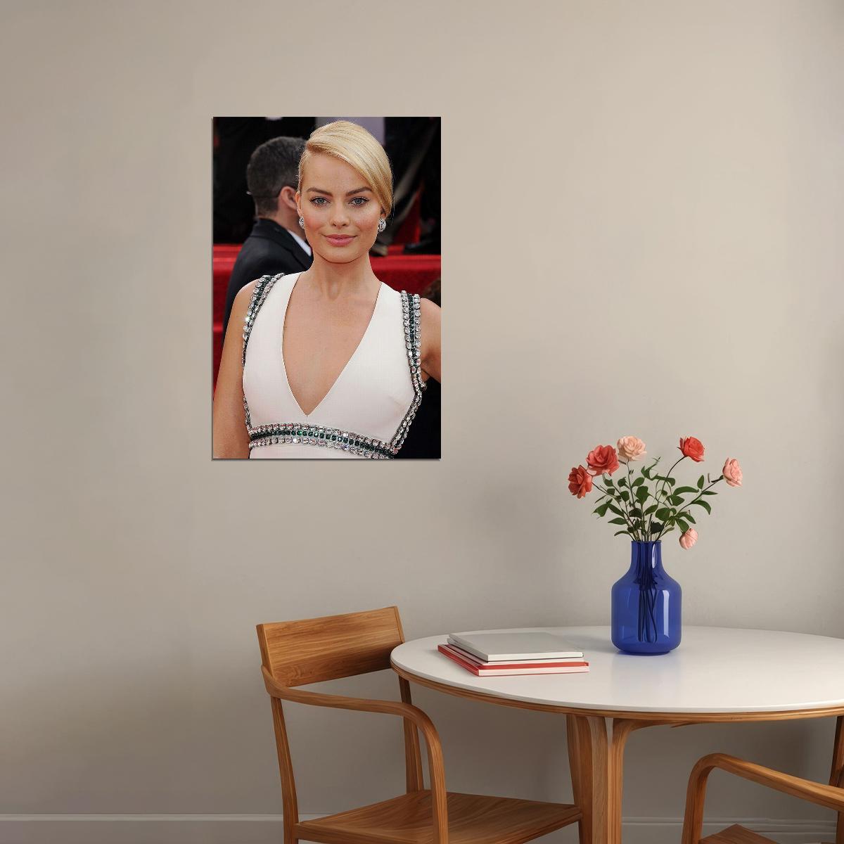 Margot Robbie Cinema Actress Producer Idol Poster Wall Art Print Home Wall Decor - xonomax