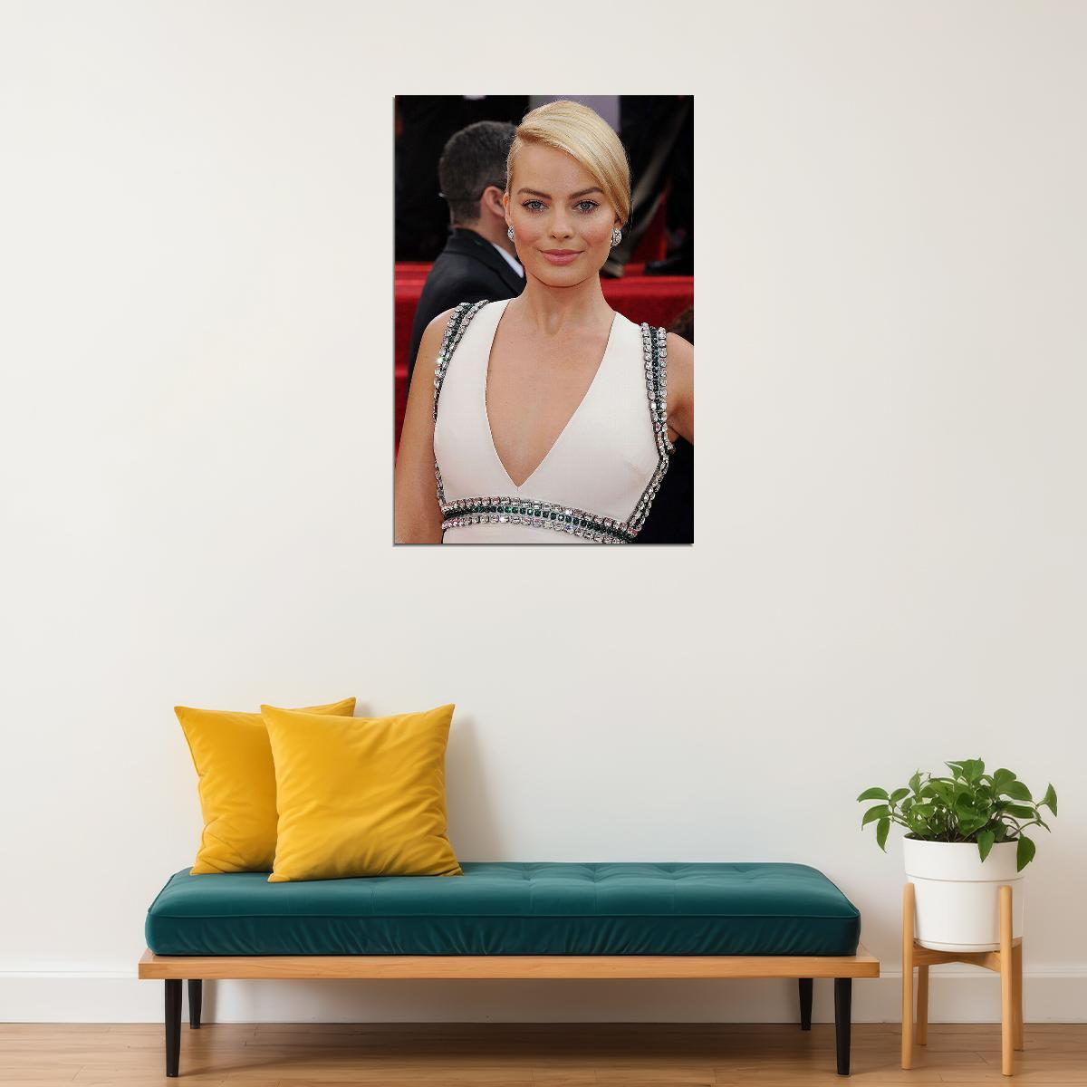 Margot Robbie Cinema Actress Producer Idol Poster Wall Art Print Home Wall Decor - xonomax