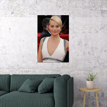 Margot Robbie Cinema Actress Producer Idol Poster Wall Art Print Home Wall Decor - xonomax