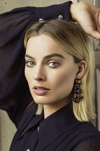 Margot Robbie Movie Actress Producer Artist Idol Poster Wall Art Print Home Wall Decor - xonomax