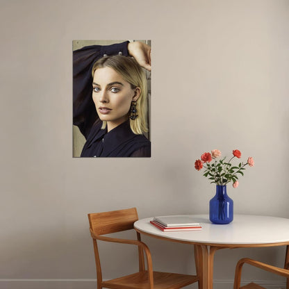 Margot Robbie Movie Actress Producer Artist Idol Poster Wall Art Print Home Wall Decor - xonomax
