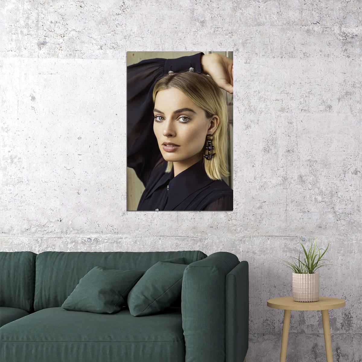 Margot Robbie Movie Actress Producer Artist Idol Poster Wall Art Print Home Wall Decor - xonomax