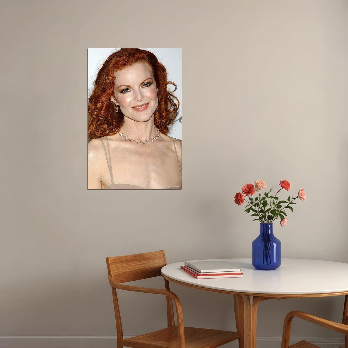 Marcia Cross Celebrity Movie Actress Star Poster Wall Art Print Home Wall Decor - xonomax