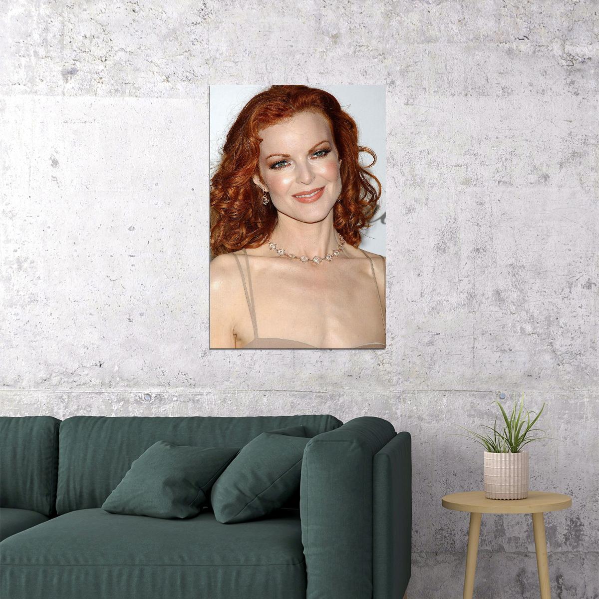 Marcia Cross Celebrity Movie Actress Star Poster Wall Art Print Home Wall Decor - xonomax