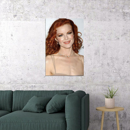 Marcia Cross Celebrity Movie Actress Star Poster Wall Art Print Home Wall Decor - xonomax