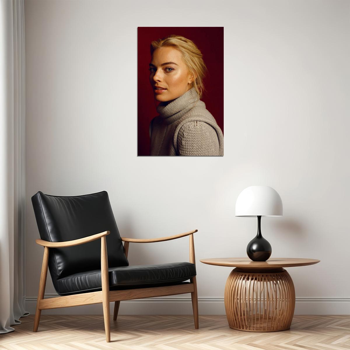 Margot Robbie Cinema Actor Actress Artist Idol Poster Wall Art Print Home Wall Decor - xonomax