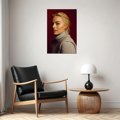 Margot Robbie Cinema Actor Actress Artist Idol Poster Wall Art Print Home Wall Decor - xonomax