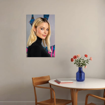 Margot Robbie Cinema Actor Actress Artist Star Poster Wall Art Print Home Wall Decor - xonomax