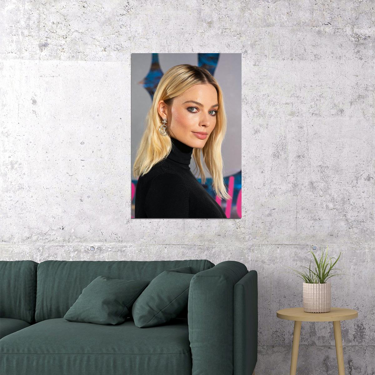 Margot Robbie Cinema Actor Actress Artist Star Poster Wall Art Print Home Wall Decor - xonomax